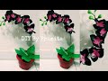 DIY Cara Membuat Bunga Anggrek Hitam dari Plastik Kresek | How to make Black Orchid from plastic bag