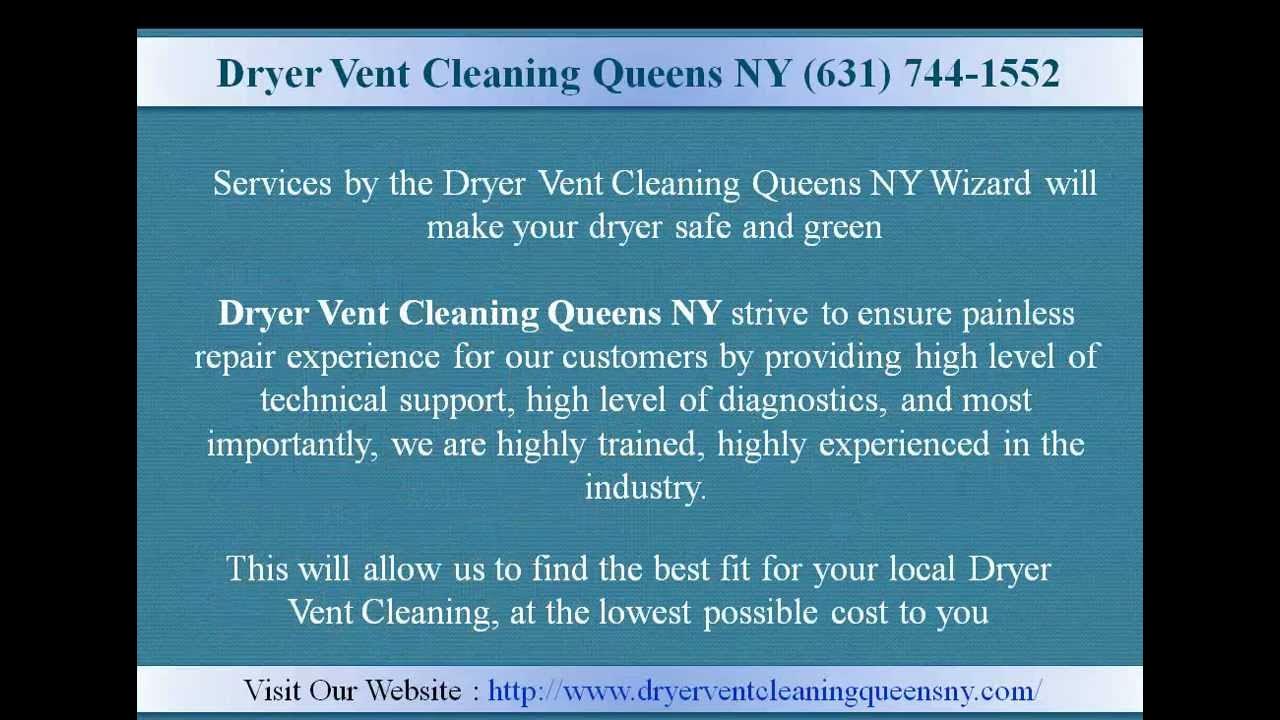 Dryer Vent Cleaning Queens NY YouTube