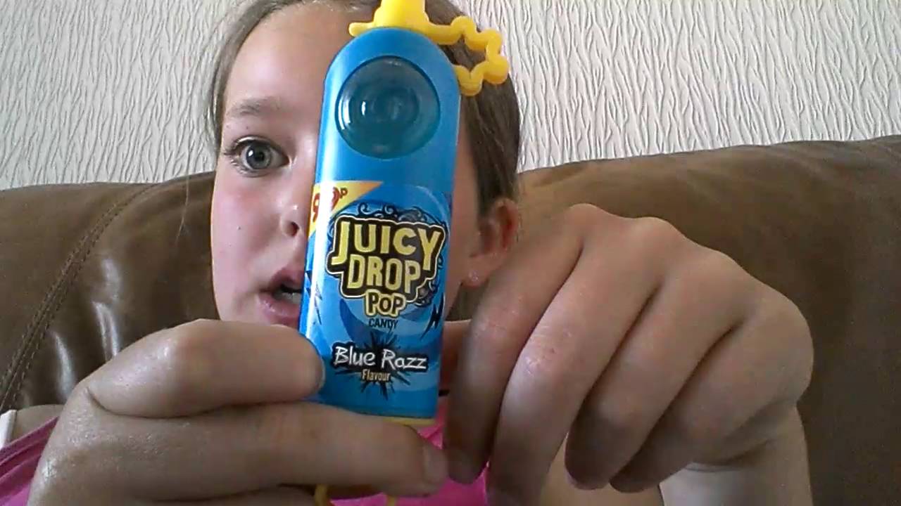 Trying blue razz flavour juicy drop YouTube