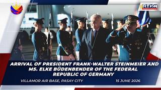 Arrival of President Frank-Walter Steinmeier and Ms. Elke Büdenbender of Germany