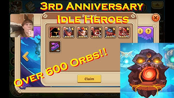 Anniversary PO event Idle Heroes - Over 600 Orbs! - Aureolin Heartrate Gaming