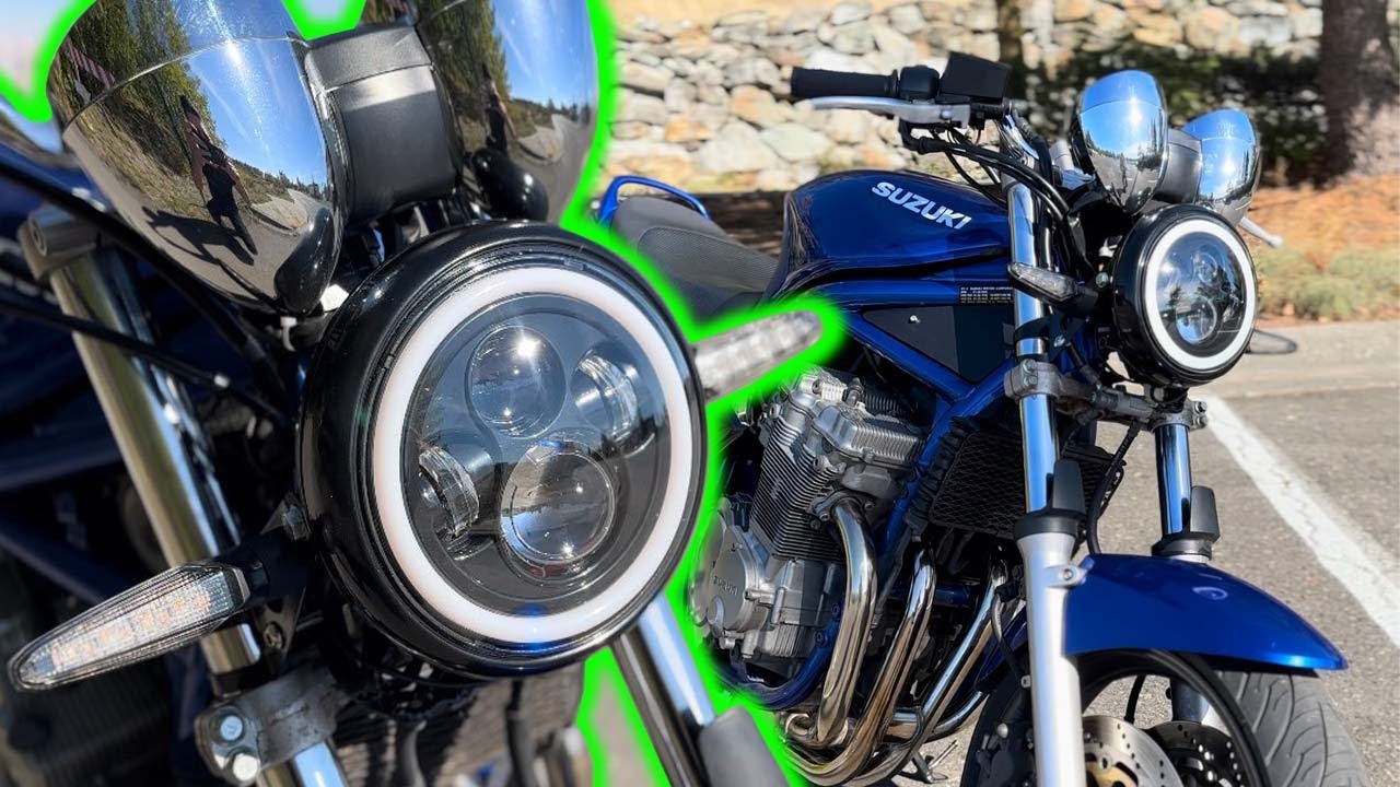 Farol de LED e mais Modificações na Bandit S!