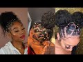 💫 21 EASY RUBBER BAND HAIRSTYLES ON NATURAL HAIR WORTH TRYING🦋: cute rubber band hair styles 2021