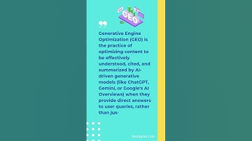 What is Generative Engine Optimization (GEO)?