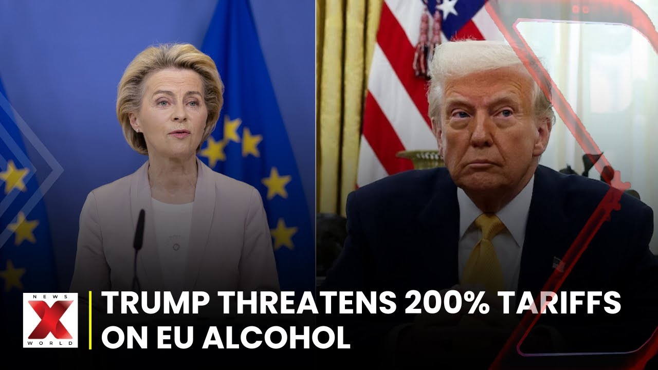 Trump Threatens 200% Tariff on EU Alcohol in Trade War Escalation ...