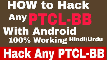 How to hack any wifi PTCL-BB with android in Urdu/Hindi BY TECHNICAL MASTER