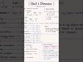 Physics revisionnotes| Unit and dimensions| JEE |NEET