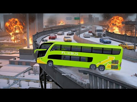 GTA 4 CRASH TESTING REAL CARS #115