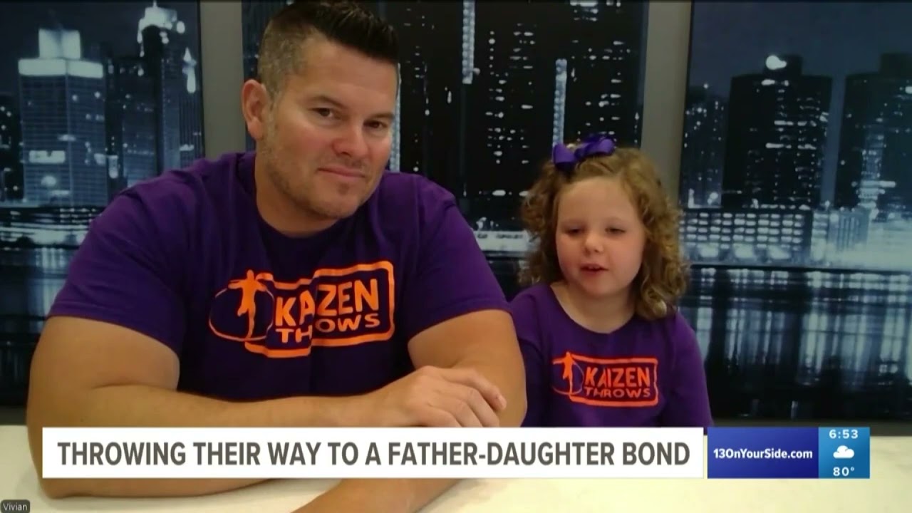 5-year-old throws her way into tight father-daughter bond