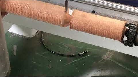 Test video of AccTek cnc router with four rotary axis AKM1325-4R