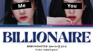 BABYMONSTER 'BILLIONAIRE' [SING WITH ME | KARAOKE] VER. 1