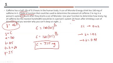 Math 30-1 - Exponential Functions and Logarithms Review