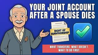 Your Joint Bank Account After a Spouse Dies (What Transfers, What Doesn't, What to Do)