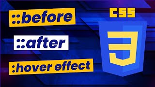 CSS Before After And Hover Effect Hindi in 9 Minutes - Az Bytes