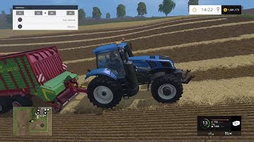 Farming simulator 15-creating fields and harvesting
