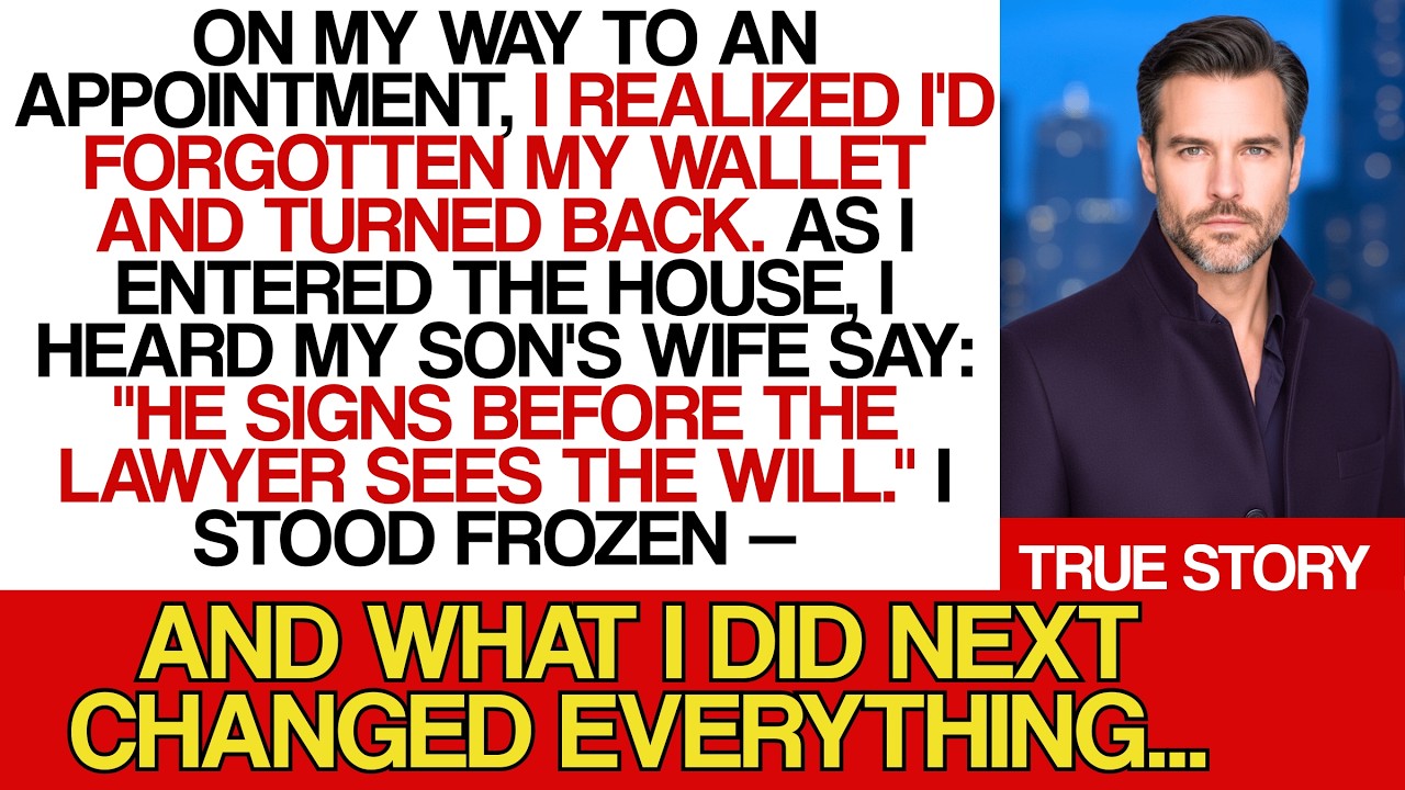 I Came Back For My Wallet — Then I Heard My Son's Wife Say, 