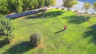 YUNEEC TYPHOON Q500+TEST TO SMART MOD+AUTO LANDING TO BATERY ALARM