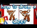 How To Draw A Baby Deer