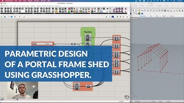 Parametric Design of a Portal Frame Shed Using Grasshopper