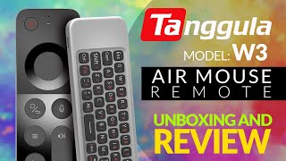 W3 Wireless Air Mouse Remote Ultra Thin - Unboxing And Review