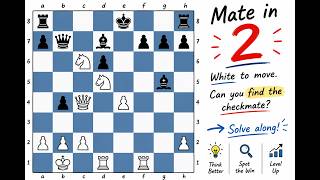 Mate in 2 | Solve Along (1000–1400 Rated) screenshot 4