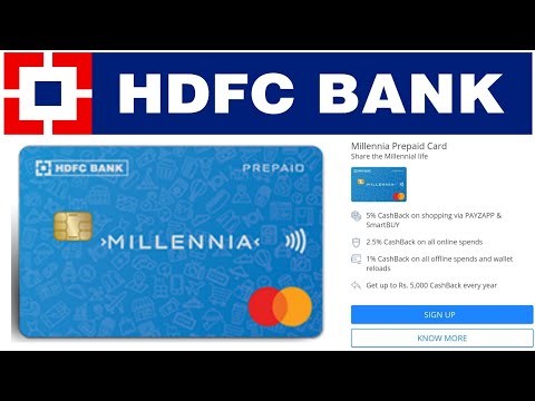 HDFC Millennia Prepaid card Benefits & Features | Millennia Cards HDFC Bank