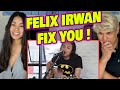 REACTION to FELIX IRWAN | FIX YOU COLDPLAY COVER with LYRICS