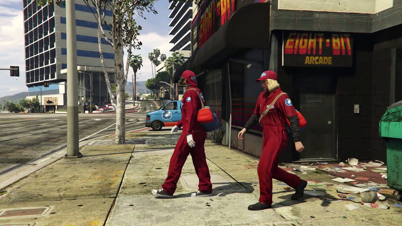 GTA Online Diamond Casino Heist Bugstars Outfit with Laura_JB and