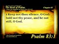 The Book of Psalms | Psalm 83 | Bible Book #19 | The Holy Bible KJV Read Along Audio/Video/Text