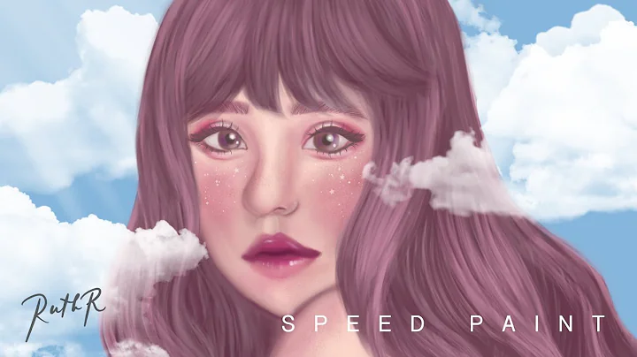 CLOUD PORTRAIT SPEED PAINT | Digital Painting Proc...
