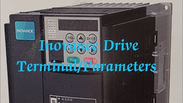 Inovance Drive MD310, Terminals use and their Control parameters.    #inovance #drive #vfd #acdrive