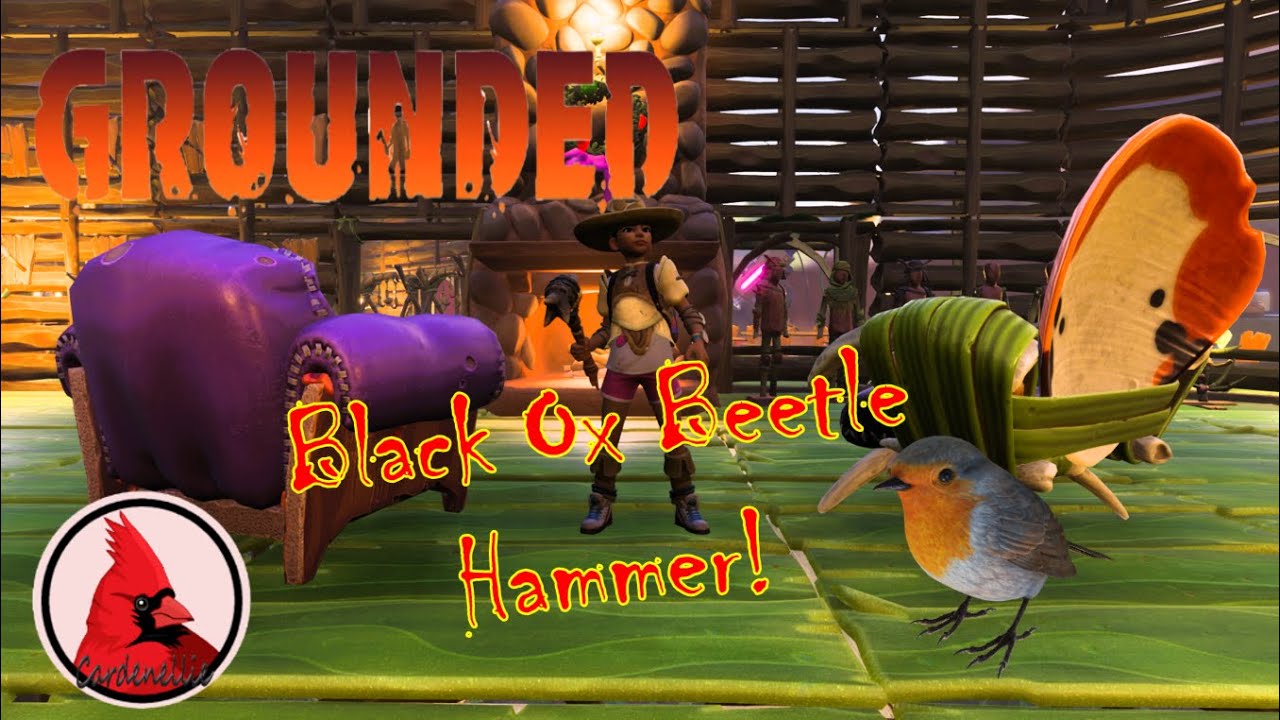 Black Ox Beetle Hammer! 🦗🎮 Grounded S1 E33 gaming survival 