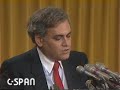 Assistant Secretary of Defense Ricard Perle Speaks to Reporters After Reykjavik Summit