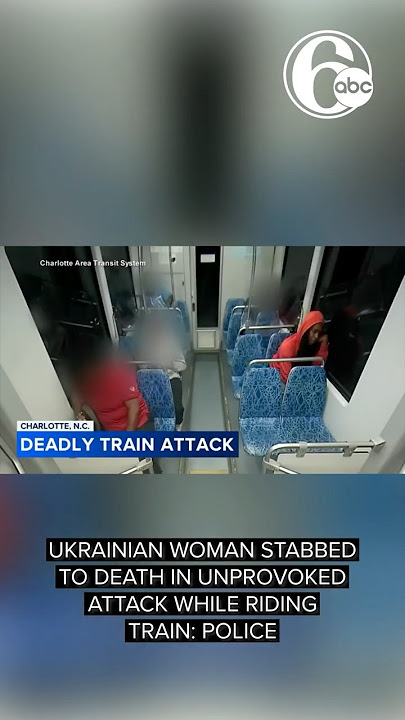 Surveillance released after Ukrainian woman stabbed to death on train in Charlotte, North Carolina