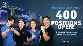 Topgolf Megacity Now Hiring | 400 Positions Available