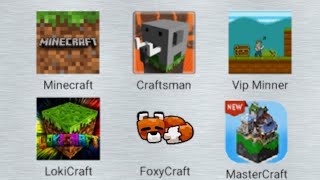 Minecraft PE vs Craftsman Building Craft vs Vip Minner vs LokiCraft vs FoxyCraft vs MasterCraft screenshot 2