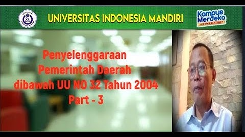 Asas otonomi yang tercantum dalam undang-undang nomor 32 tahun 2004 ditunjukkan oleh angka