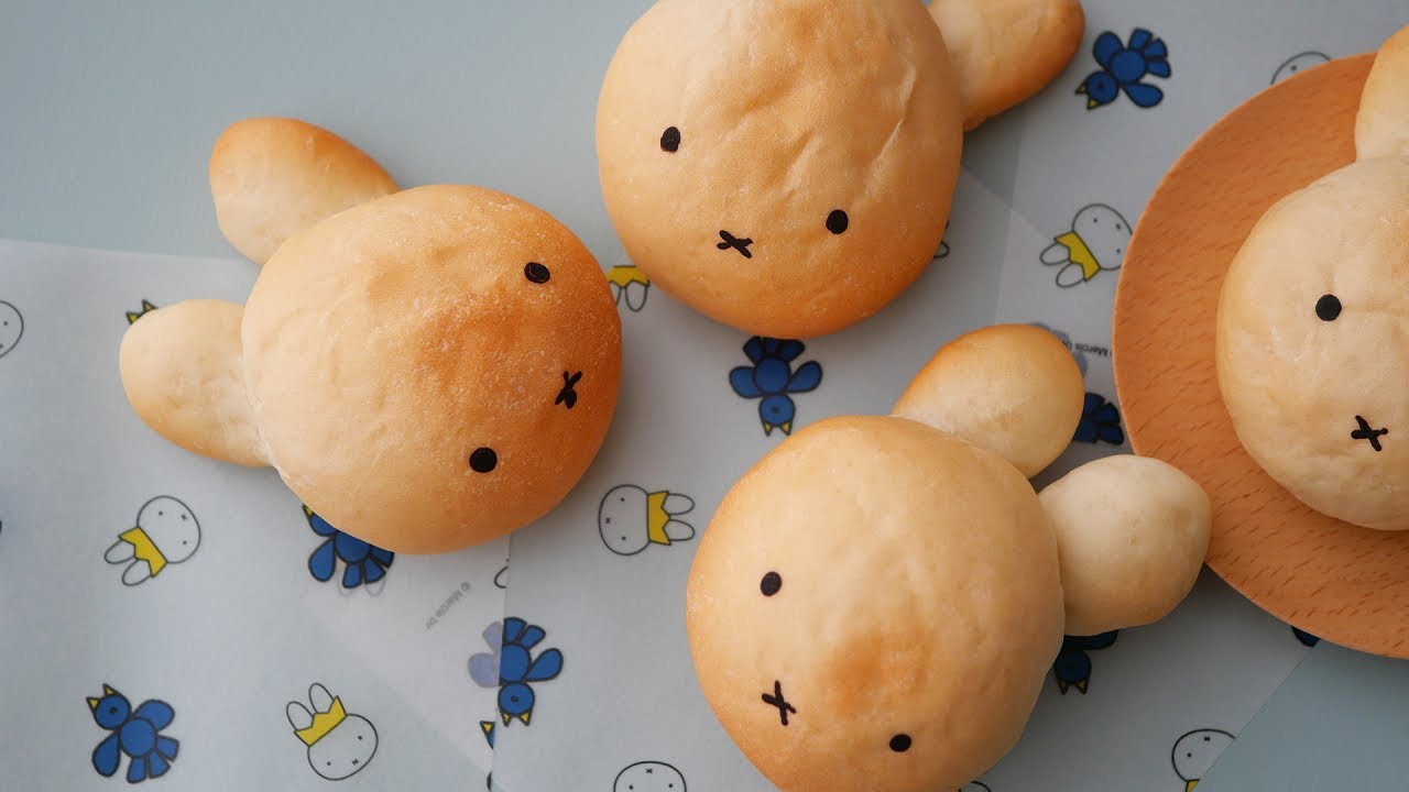 ミッフィーちゃんのパン|  Miffy's Bread Rolls