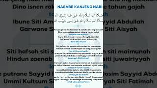 Download Lagu Nasabe Kanjeng nabi lirik #nasabekanjengnabi #liriknasabekanjengnabi #sholawatan #youtubeshorts MP3