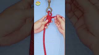 Knot rope tip diy at home 💡 Smart rope tutorial