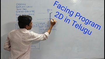 CNC Facing Program in Telugu