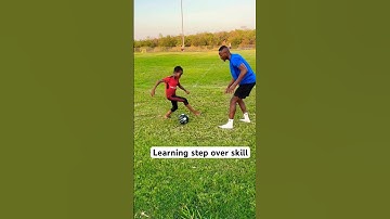 Tutorial on step over. #soccertraining #soccer #shorts #youtubeshorts #learn #viralvideo #fyp #yt