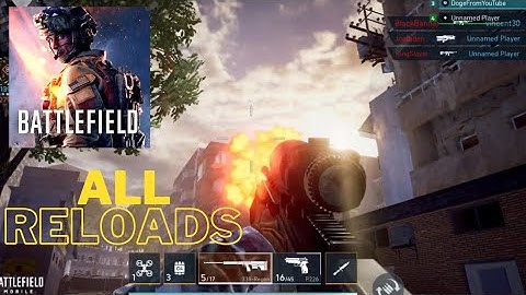 *NEW* Battlefield Mobile ALL WEAPONS SHOWCASE!!! (Unreal Engine 4)