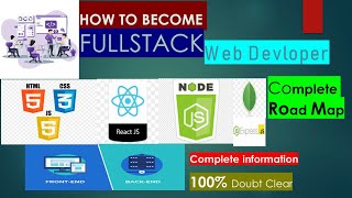 How To Become FullStack WebDeveloper | Road Map | Javascript | React.js | Node.js