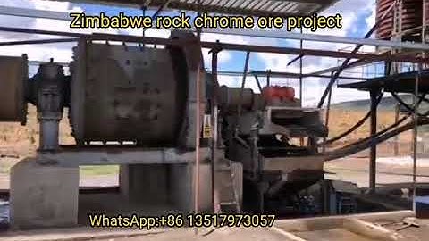 Zimbabwe rock chrome processing mining machine rock chromite mining ball mill spiral chute separator