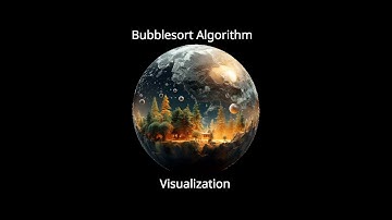 Satisfying Sorting Visualization - Bubble Sort with Random Numbers
