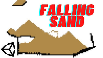 Sand Falling simulation game in Unity using Cellular Automation!