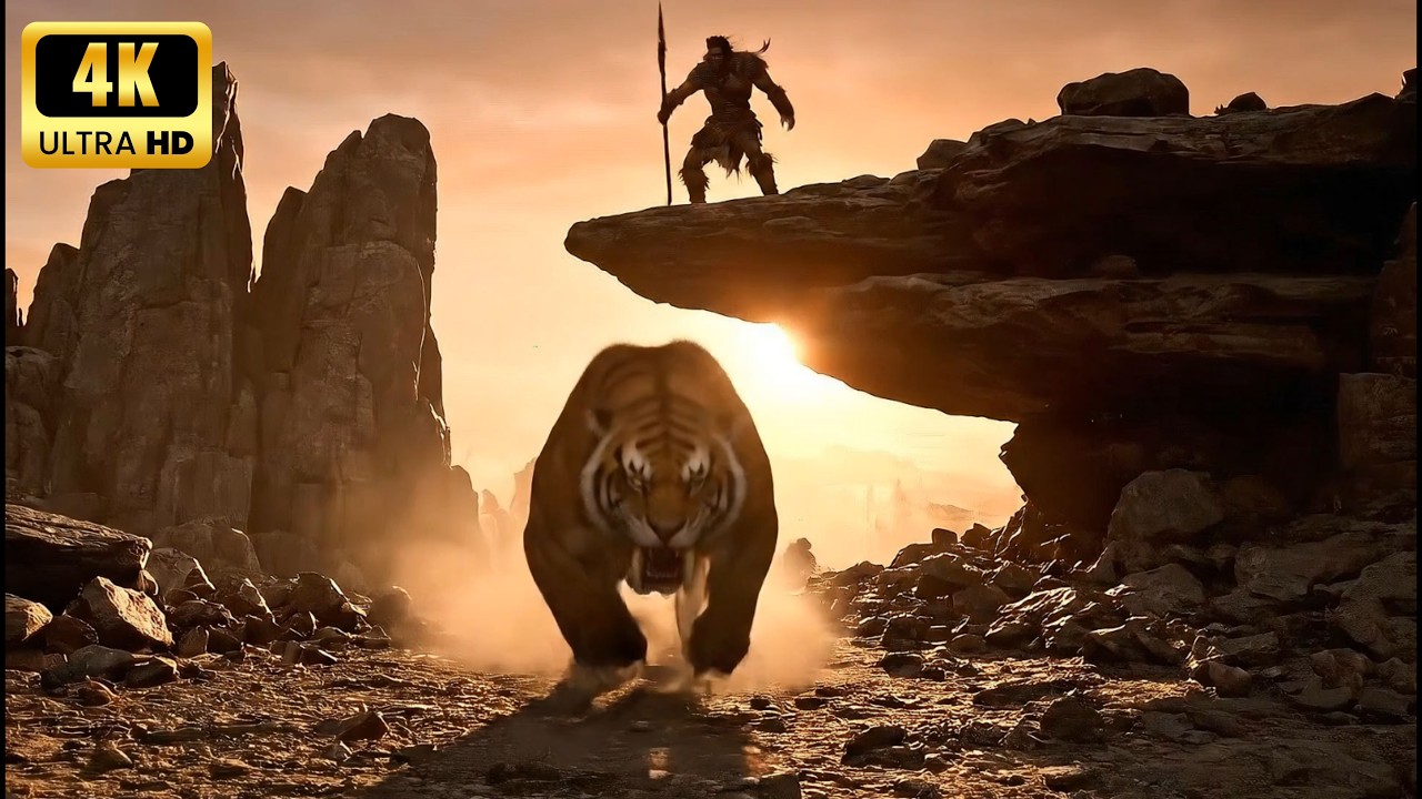 Smilodon Hunt Begins: Ultimate Survival in Life Million Years Ago