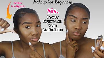 SIS Let's Figure Out Your UNDERTONE | FINDING YOUR CONCEALER/FOUNDATION SHADE | Makeup For Beginners