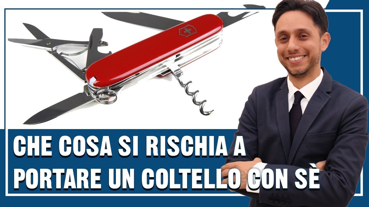 È legale portare con sé un COLTELLO? AMMENDE ed ARRESTO per colpa di un COLTELLINO  SVIZZERO!✓ 